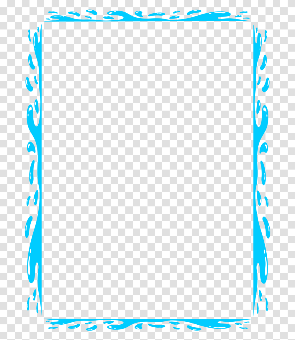 Water Border Clipart Blue, Chain Transparent Png