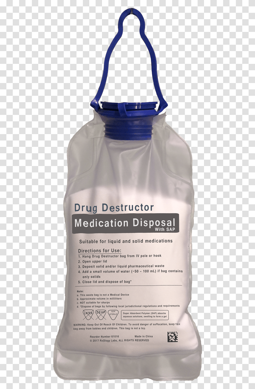Water Bottle, Bag, Plastic Transparent Png