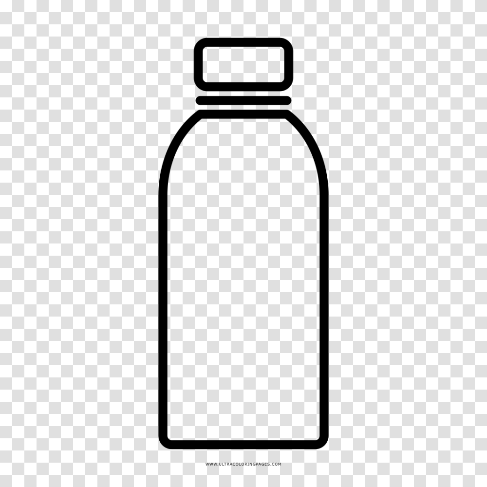 Water Bottle Coloring Pages, Gray, World Of Warcraft Transparent Png