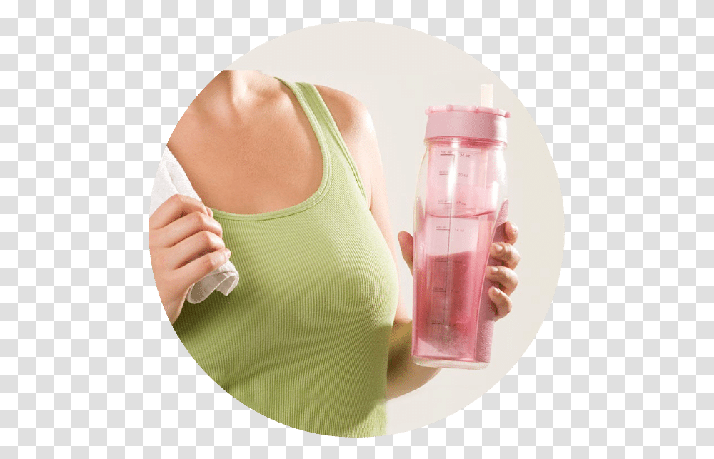 Water Bottle, Person, Plant, Shaker Transparent Png