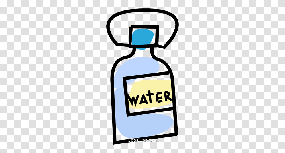 Water Bottle Royalty Free Vector Clip Art Illustration, Label, Beverage, Drink Transparent Png