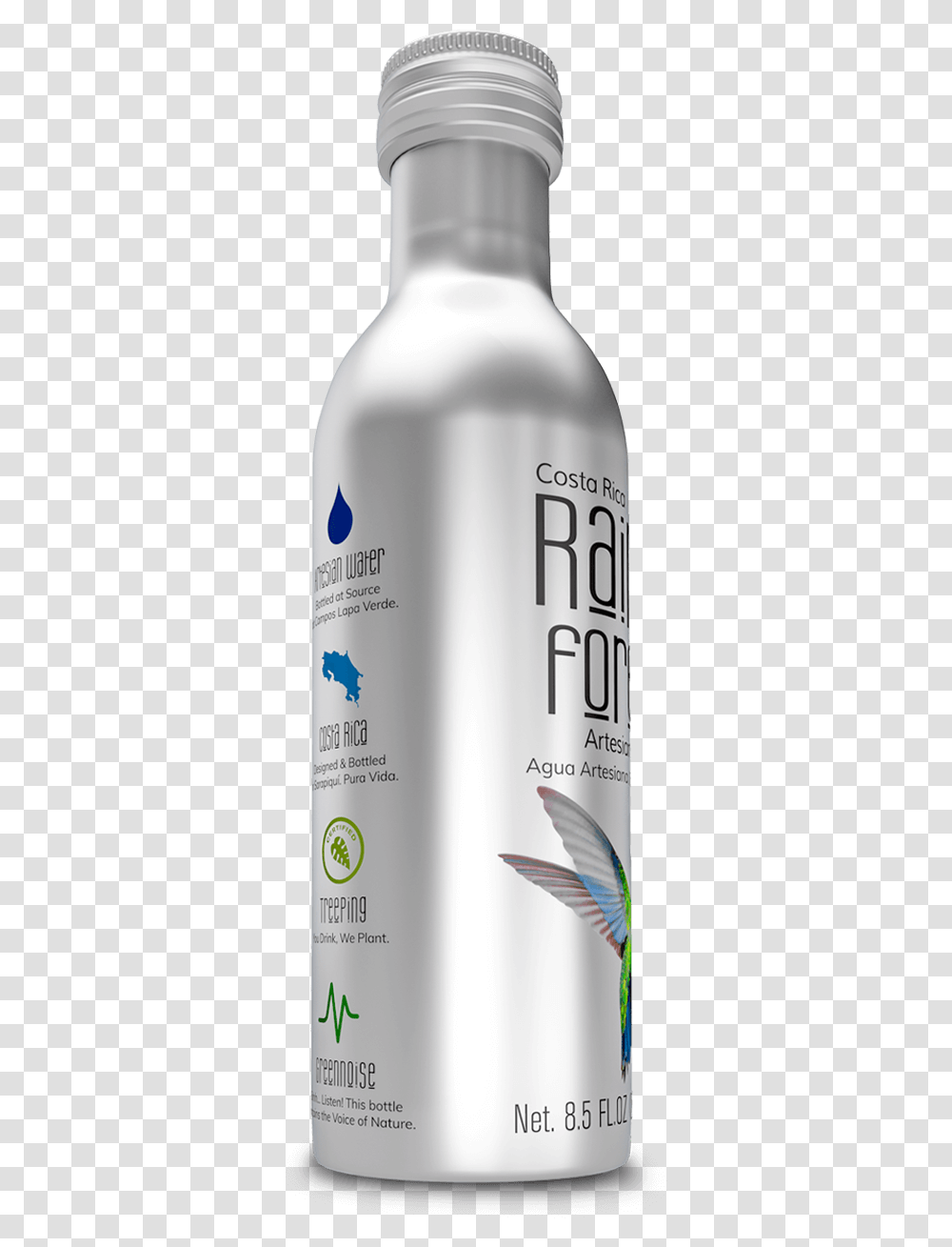 Water Bottle, Tin, Can, Aluminium, Bird Transparent Png