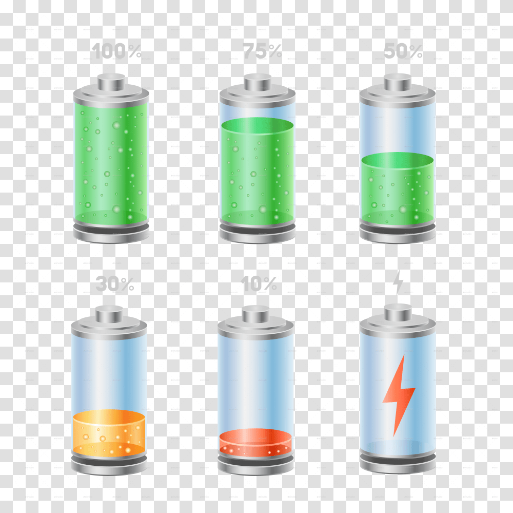 Water Bottle, Tin, Can, Cylinder, Spray Can Transparent Png