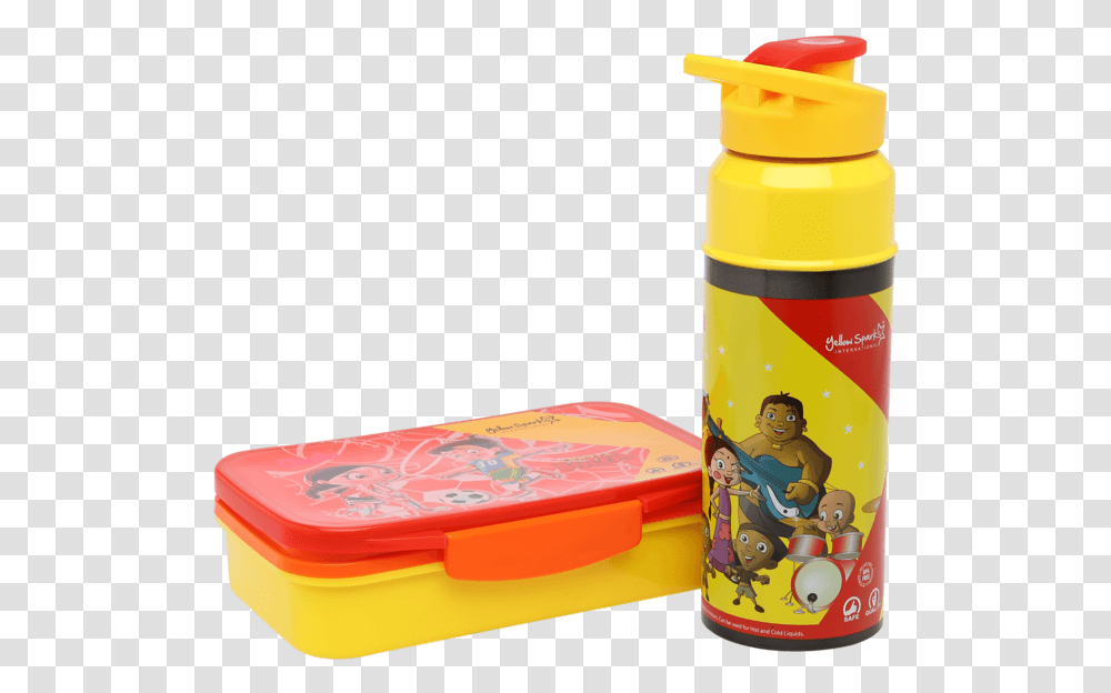 Water Bottle With Tiffin, Pencil Box, Jar Transparent Png