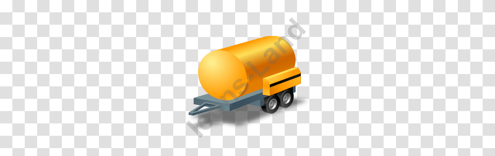 Water Bowser Trailer Yellow Icon Pngico Icons, Vehicle, Transportation, Cylinder, Label Transparent Png