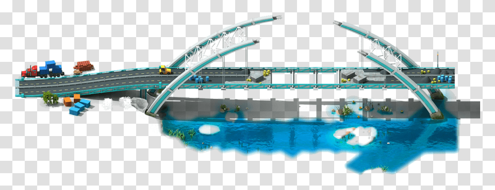 Water Bridge Bridge With Water, Building, Architecture, Arch Bridge, Transportation Transparent Png