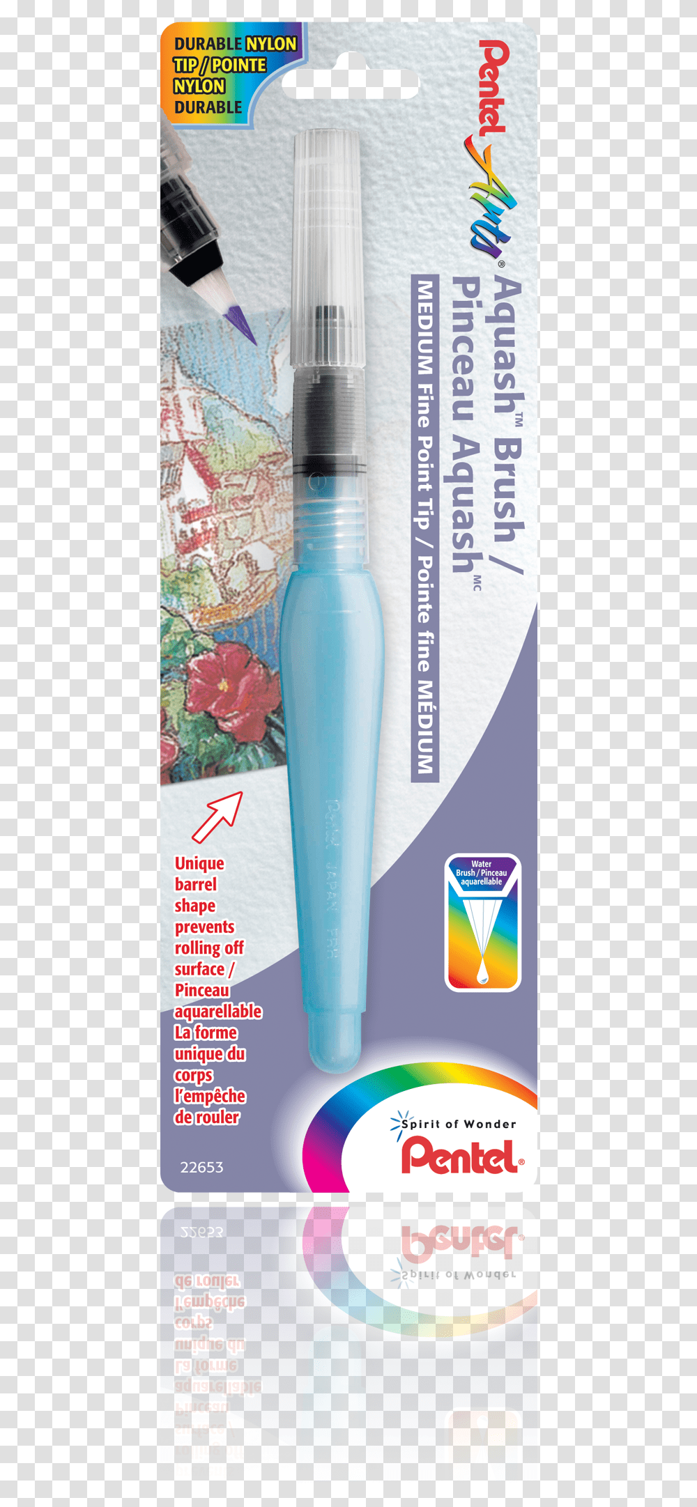 Water Brush Pen Pentel, Bottle, Toothbrush, Tool, Team Sport Transparent Png