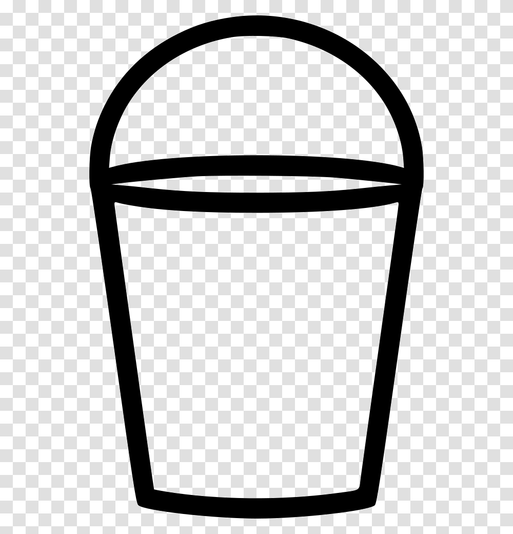 Water Bucket Icon, Glass, Chair, Furniture, Cylinder Transparent Png
