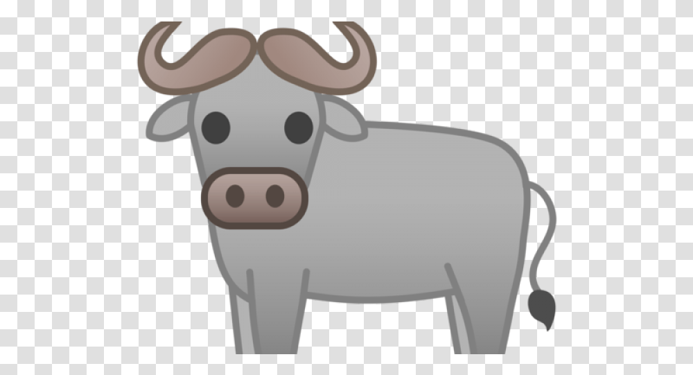Water Buffalo Cartoon Emoji Bffel Full Size Water Buffalo Cartoon, Bull, Mammal, Animal, Cattle Transparent Png