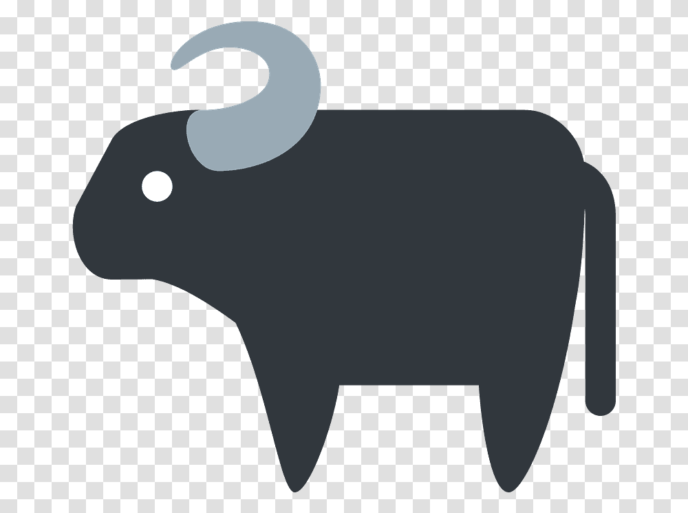Water Buffalo Emoji Clipart Emoji, Mammal, Animal, Bull, Wildlife Transparent Png