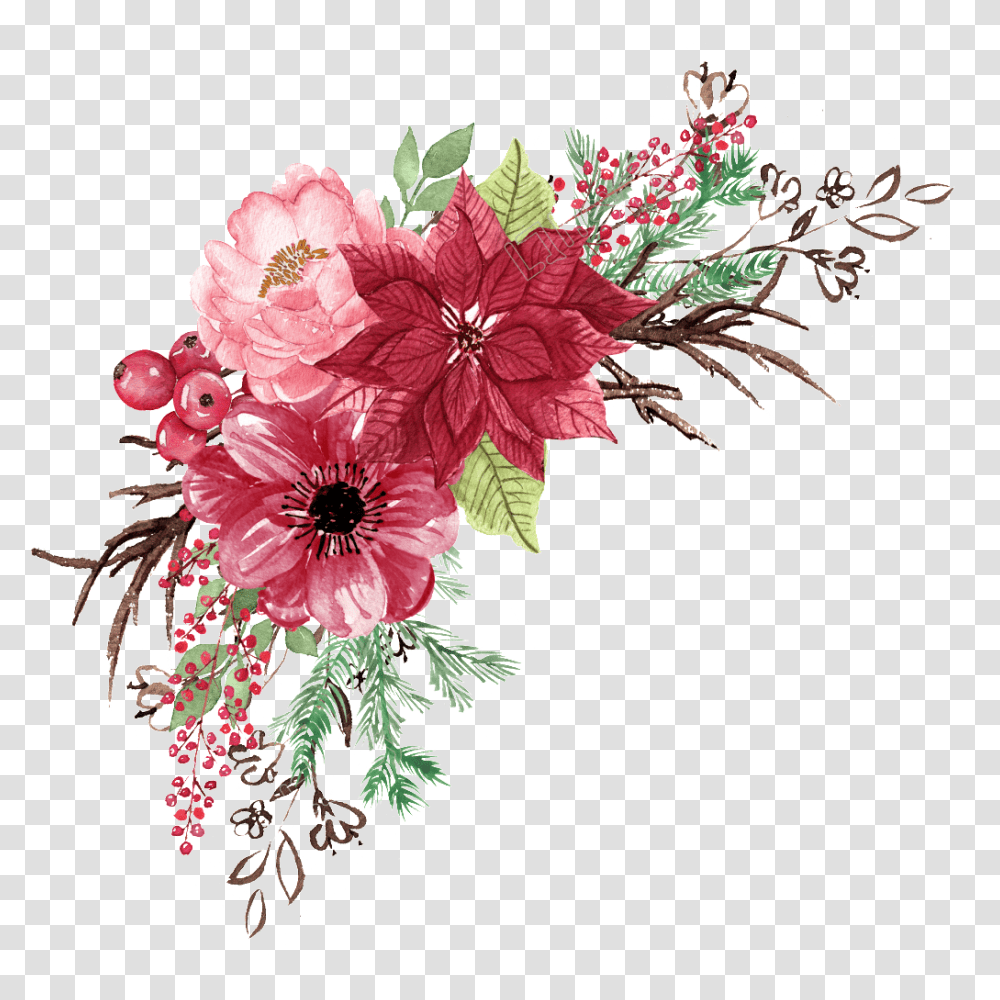 Water Color Flowers Background, Floral Design, Pattern Transparent Png