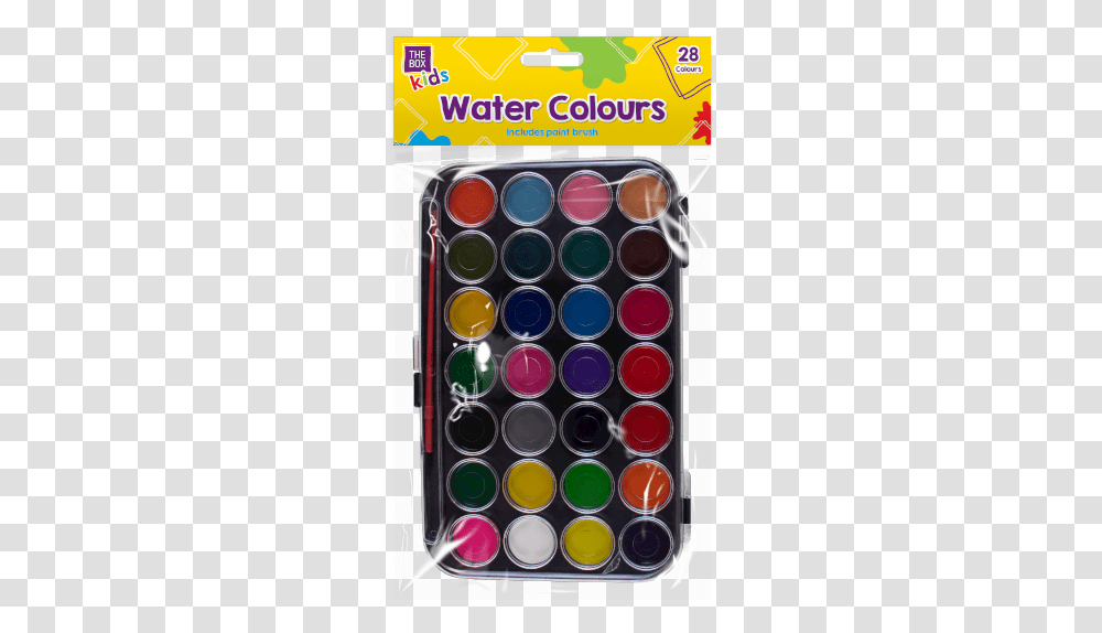 Water Colour Pallet Amp Brush Watercolor Paint, Palette, Paint Container, Flyer, Poster Transparent Png