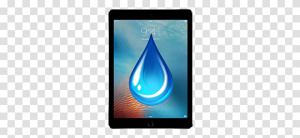 Water Damage Ipad Pro Techs On Hand Techs On Hand, Electronics, Computer, Droplet, Tablet Computer Transparent Png
