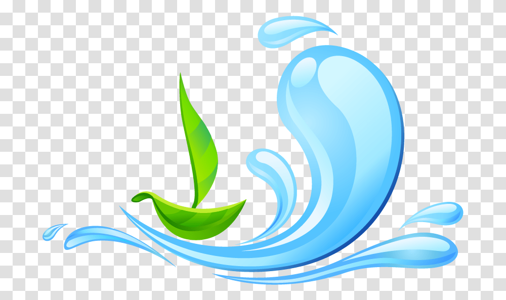 Water Drop Clipart Green Water Leaf And Water Drop Clipart, Floral Design, Pattern, Animal Transparent Png