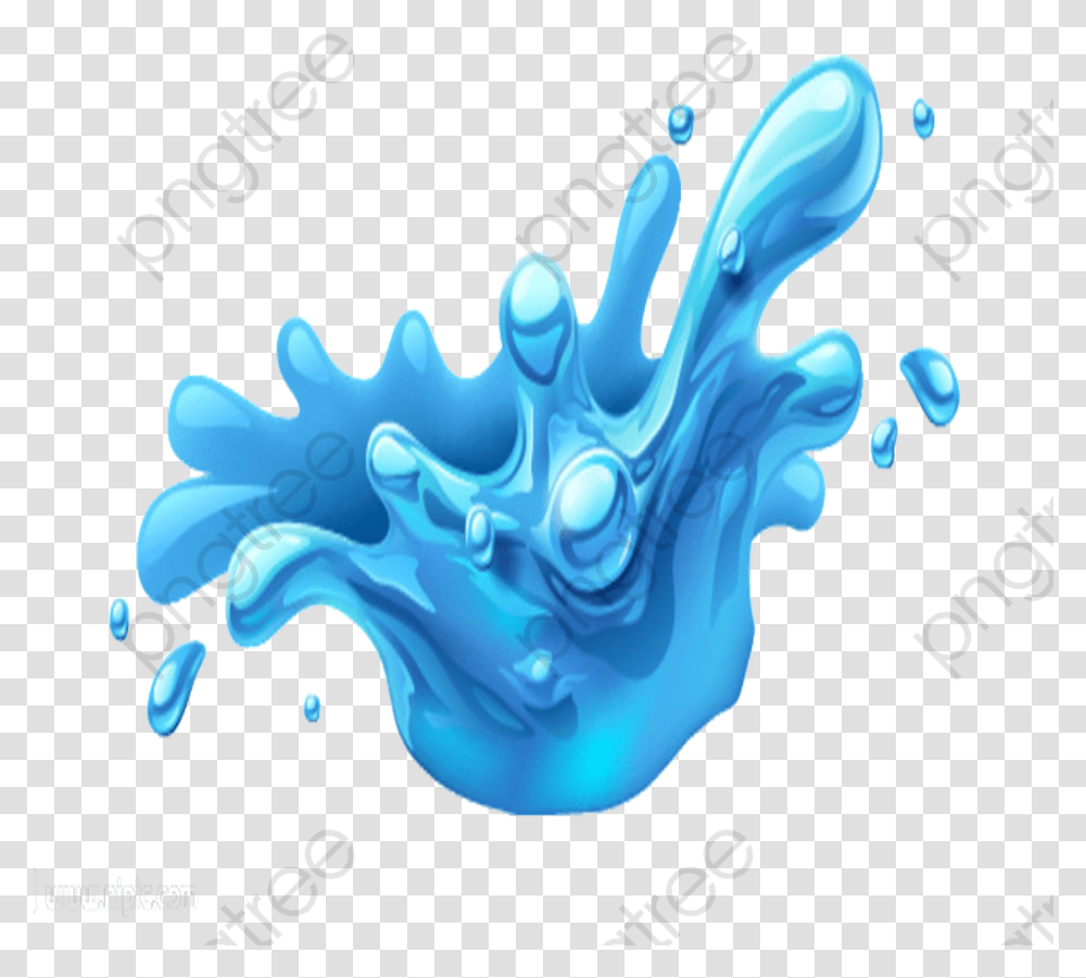 Water Drop Clipart Light Blue Illustration, Washing Transparent Png