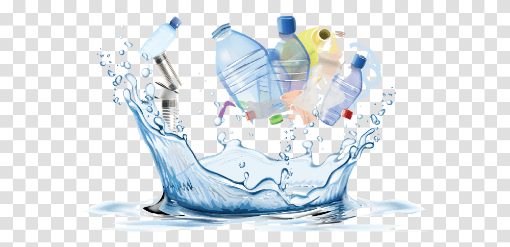 Water Drop Splash, Bottle, Paint Container, Plastic, Birthday Cake Transparent Png