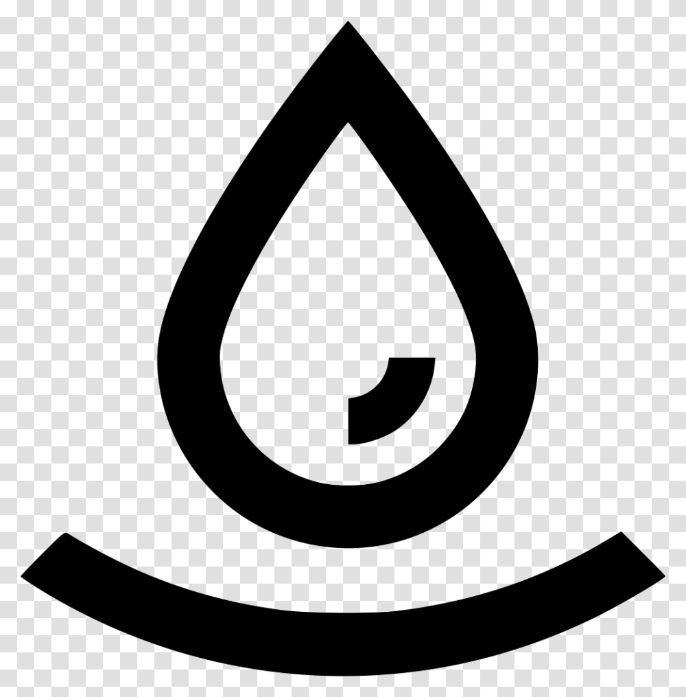 Water Droplet Emblem, Triangle, Rug, Stencil Transparent Png