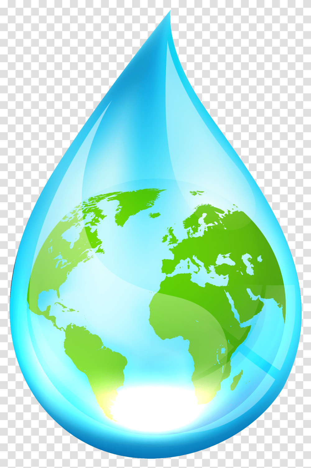 Water Droplet With World Download, Astronomy, Outer Space, Universe, Planet Transparent Png