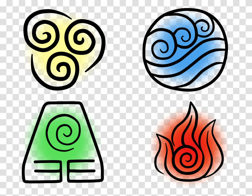 Water Earth Fire Air Avatar Last Airbender, Spiral, Logo Transparent Png