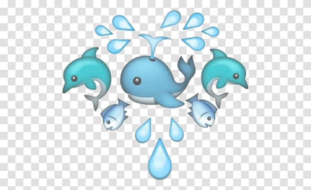 Water Emoji Blue Tumblr Emojis Blue, Animal, Sea Life, Mammal, Seafood Transparent Png