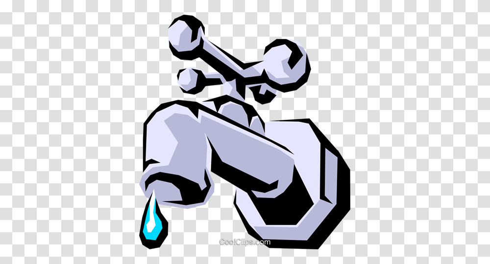 Water Faucet Royalty Free Vector Clip Art Illustration, Hand, Fist, Drawing Transparent Png