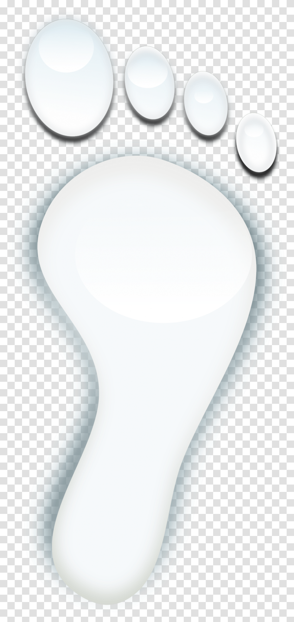 Water Foot Print Clip Arts Foot Icon White, Light, Lightbulb Transparent Png