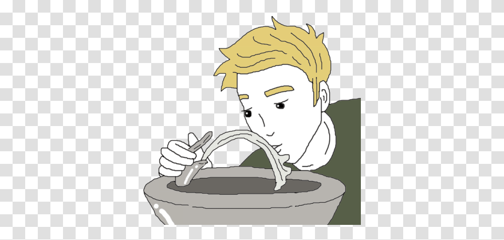 Water Fountain Drinking Water Fountain Cartoon, Drawing, Washing, Photography, Doodle Transparent Png