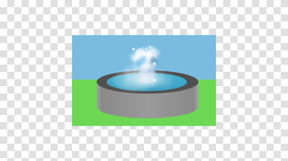 Water Fountain Vector Image, Lighting, Jacuzzi, Tub, Hot Tub Transparent Png
