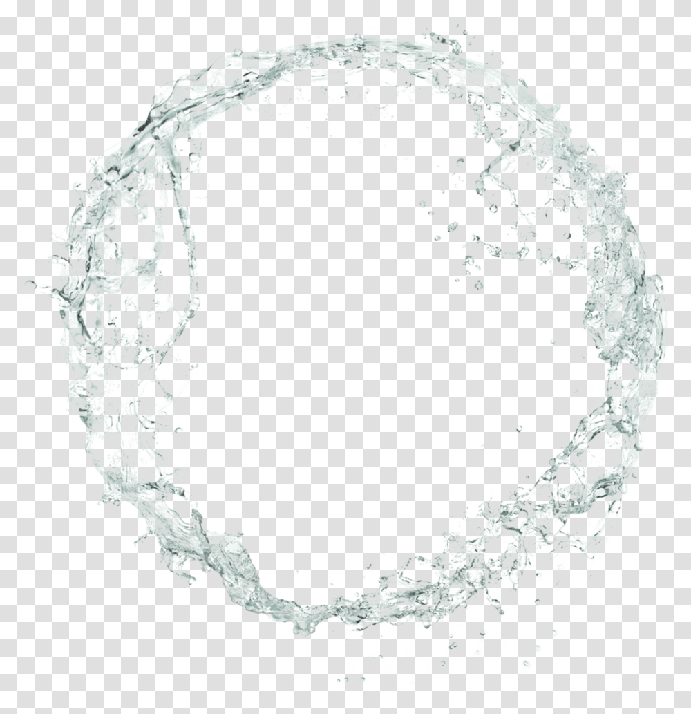Water Free System Circle Water Circle Splash, Sphere, Jewelry, Accessories Transparent Png