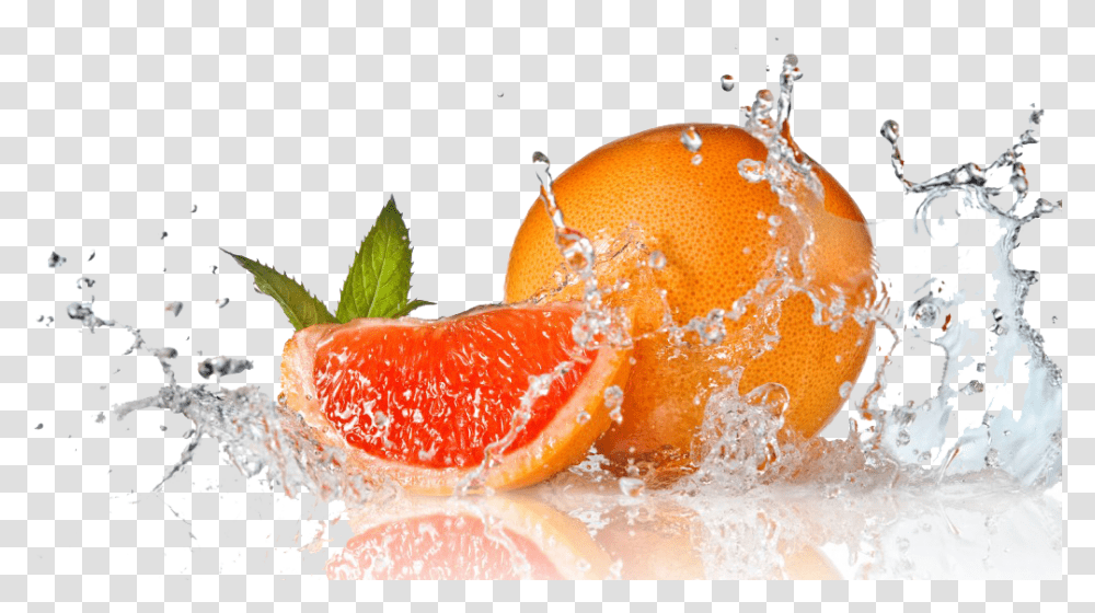 Water Fruit Splash, Citrus Fruit, Plant, Food, Grapefruit Transparent Png