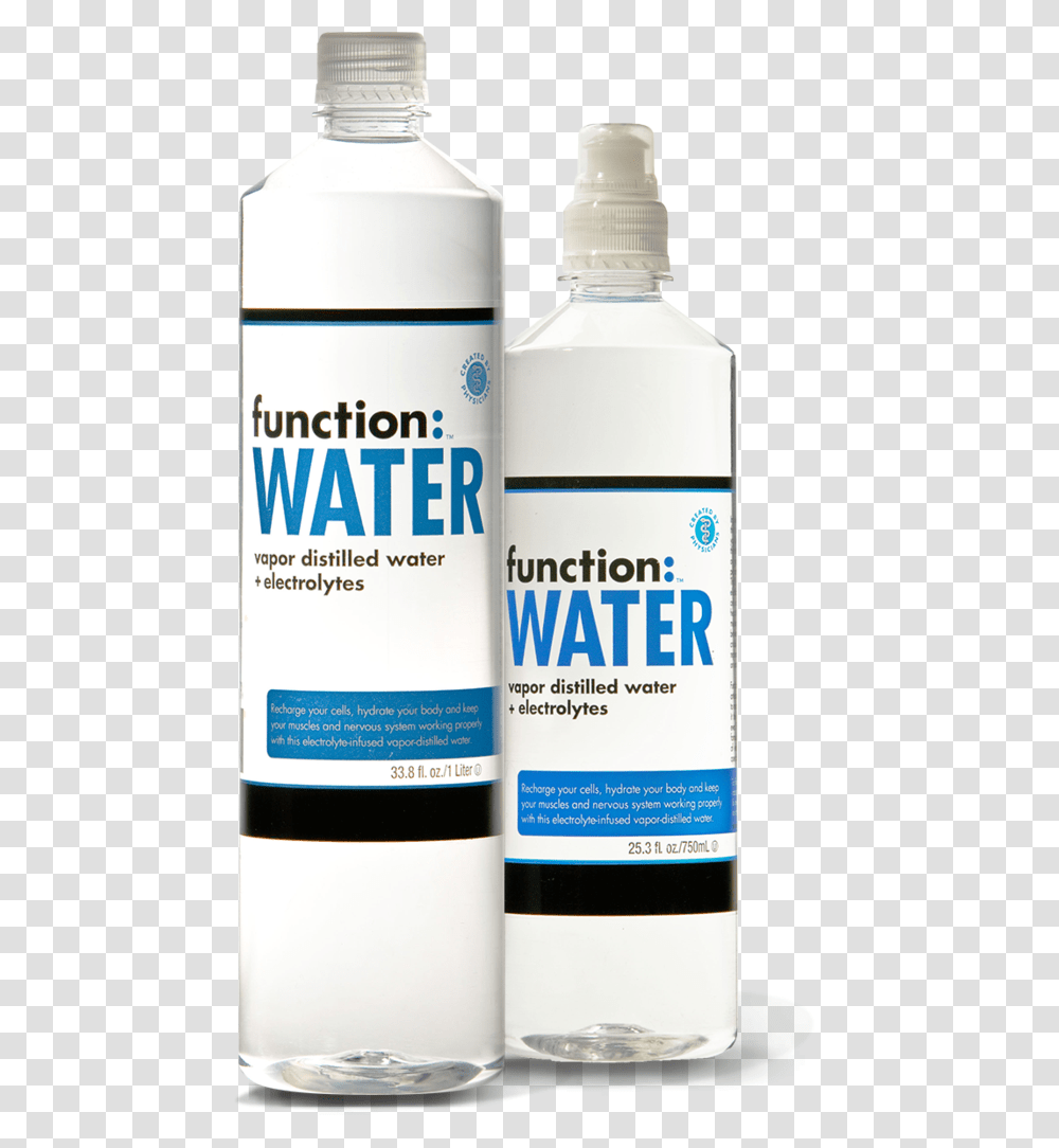 Water Function Water, Bottle, Label, Shaker Transparent Png
