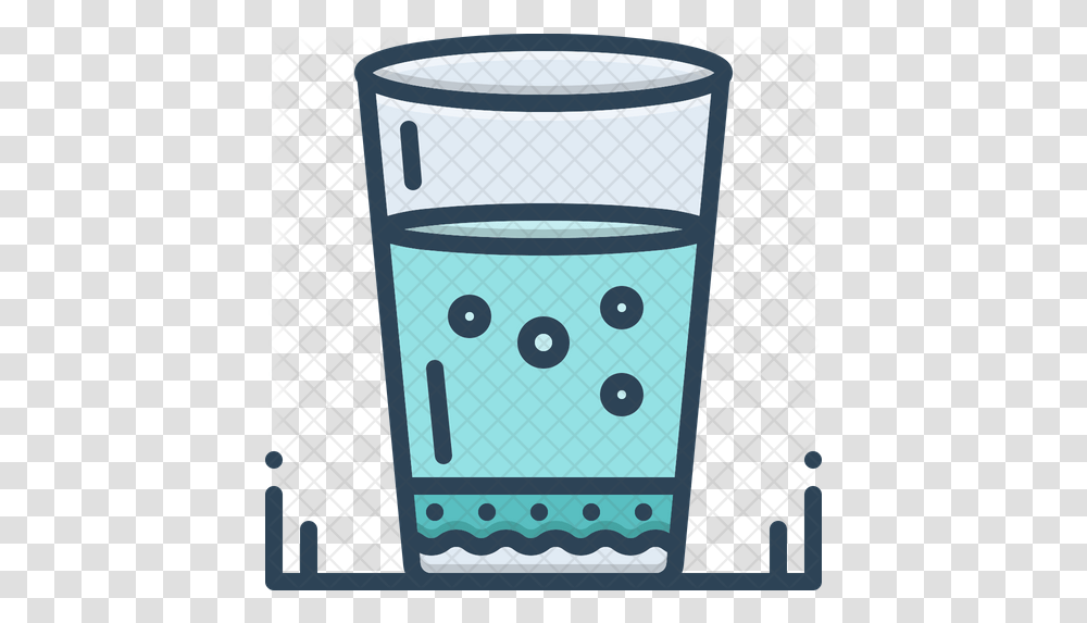Water Glass Icon Cartoon, Trash Can, Tin, Mailbox, Letterbox Transparent Png