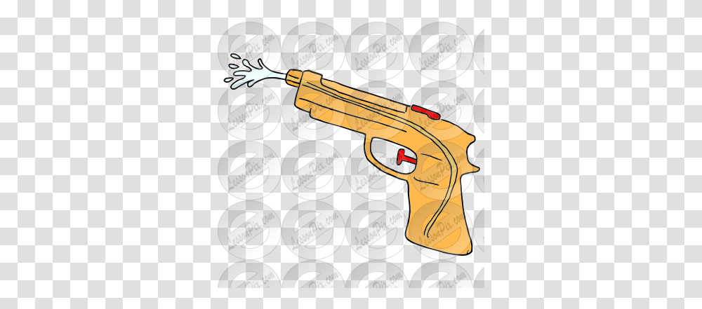 Water Gun Picture For Classroom Therapy Use Great Water Water Gun, Handgun, Weapon, Weaponry, Text Transparent Png