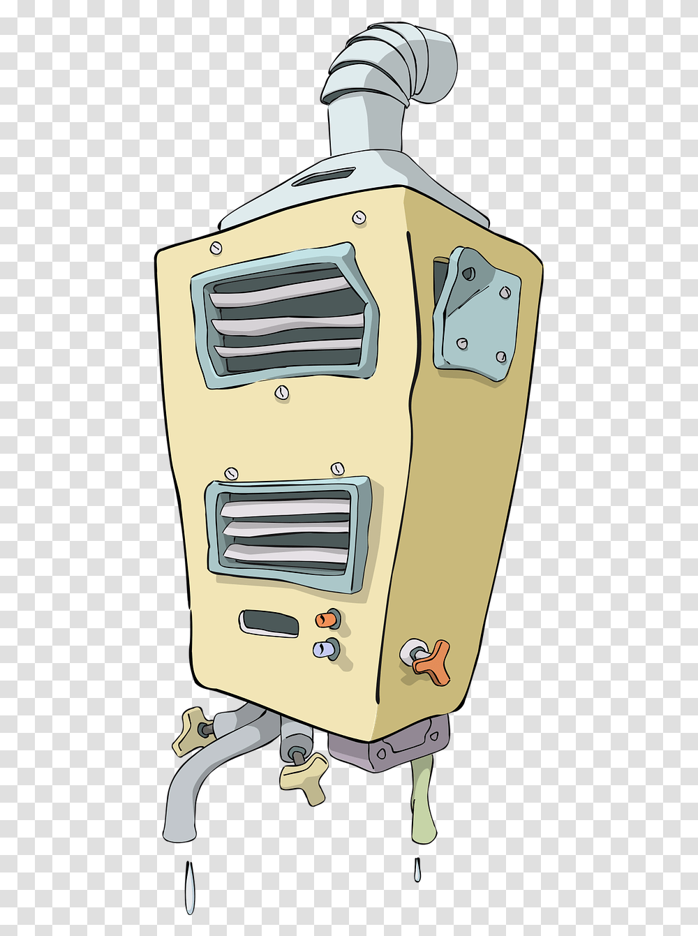 Water Heater Clip Art, Apparel, Gas Pump, Machine Transparent Png