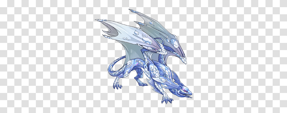 Water Ice & Shadow Dragons Crystals For Sale Flight Rising Beautiful Dragon Transparent Png
