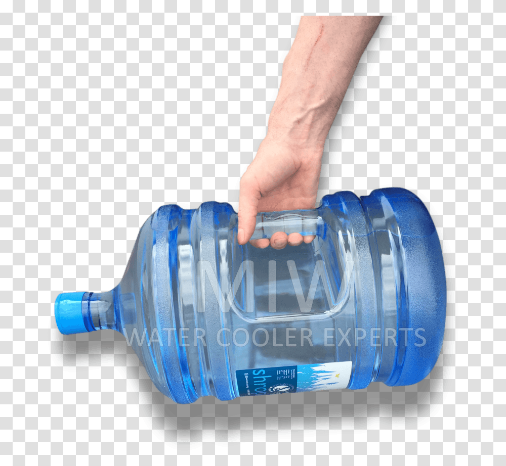 Water Jug Bottled Water, Person, Human, Plastic, Water Bottle Transparent Png