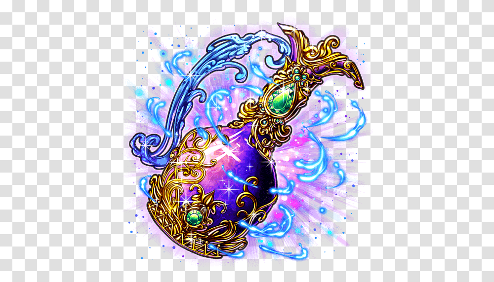 Water Jug Grand Summoners Wiki Illustration, Ornament, Pattern, Fractal, Light Transparent Png