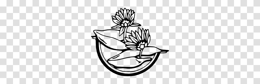 Water Lily Clip Art, Stencil, Accessories, Label Transparent Png