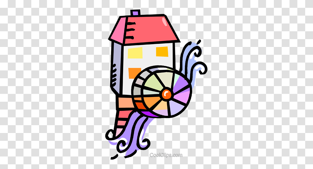 Water Mill Royalty Free Vector Clip Art Illustration, Label, Gas Pump Transparent Png