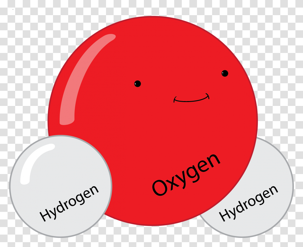 Water Molecule Water Molecule With Smile, Ball, Baseball Cap, Hat Transparent Png