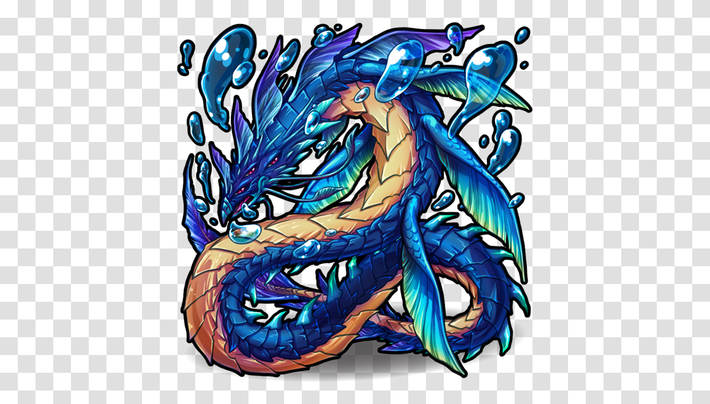 Water Monster & Clipart Free Download Ywd Water Element Water Monster, Dragon, Painting Transparent Png