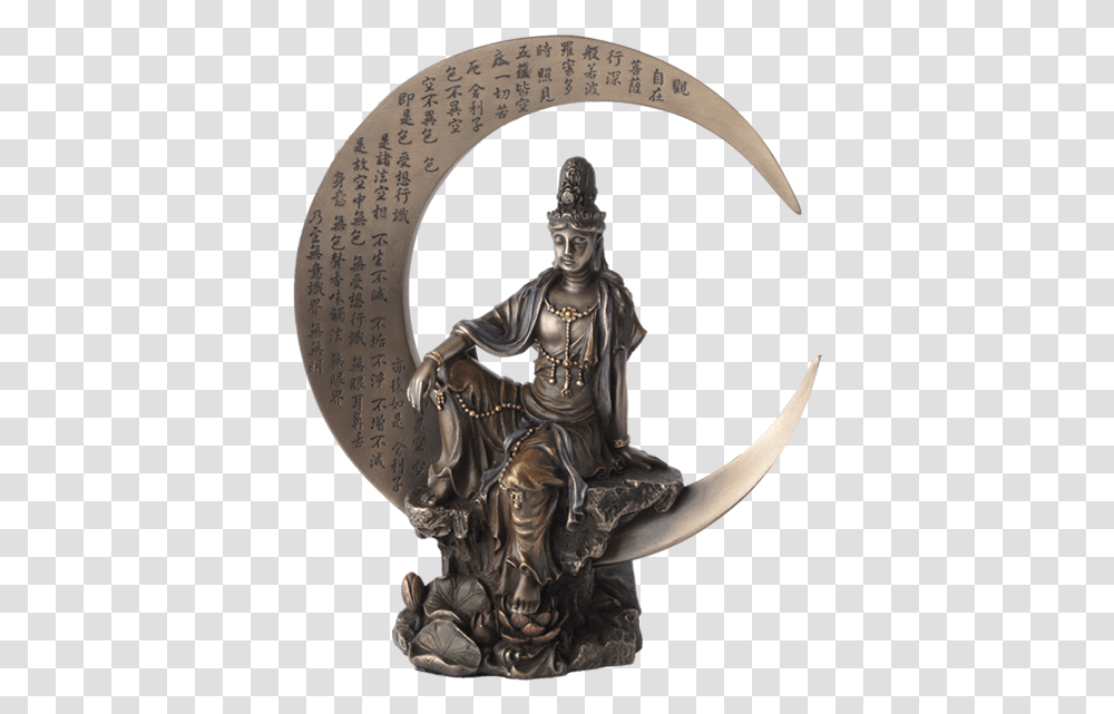 Water Moon Kuan Yin Altar, Person, Human, Bronze Transparent Png