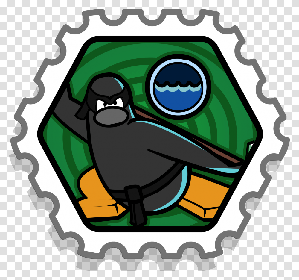 Water Ninja Stamp Club Penguin Cart Surfer, Bird, Animal, Logo Transparent Png