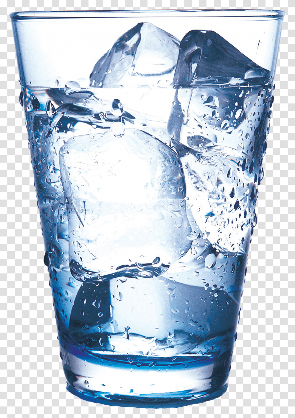 Water On Glass Glass Of Ice Water, Bottle, Mineral Water, Beverage, Water Bottle Transparent Png