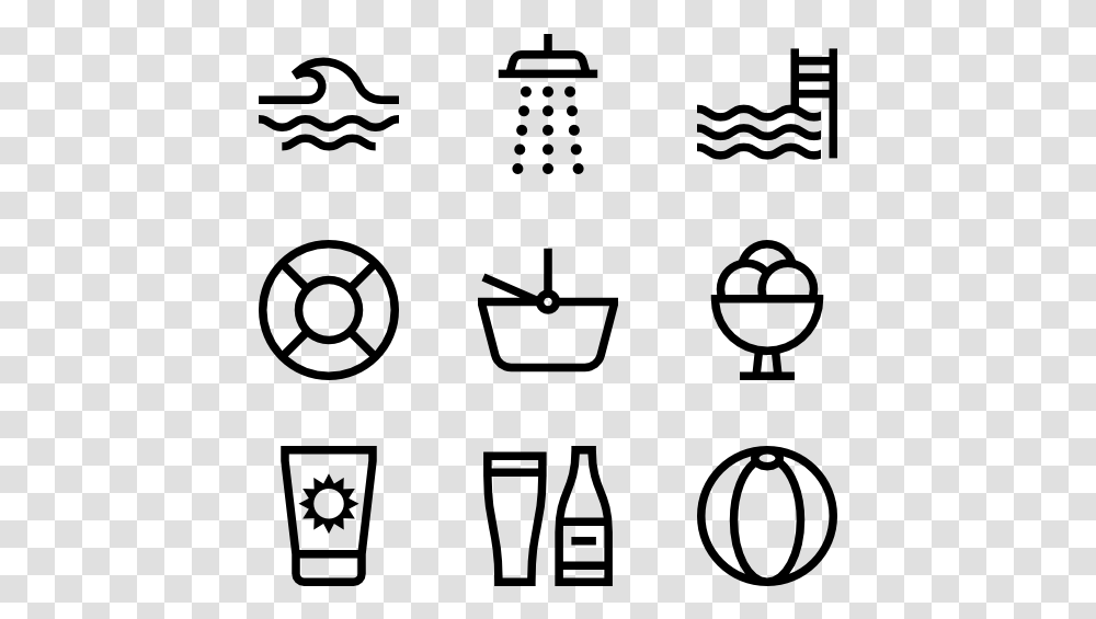 Water Park Coffee Icons Vector, Gray, World Of Warcraft Transparent Png