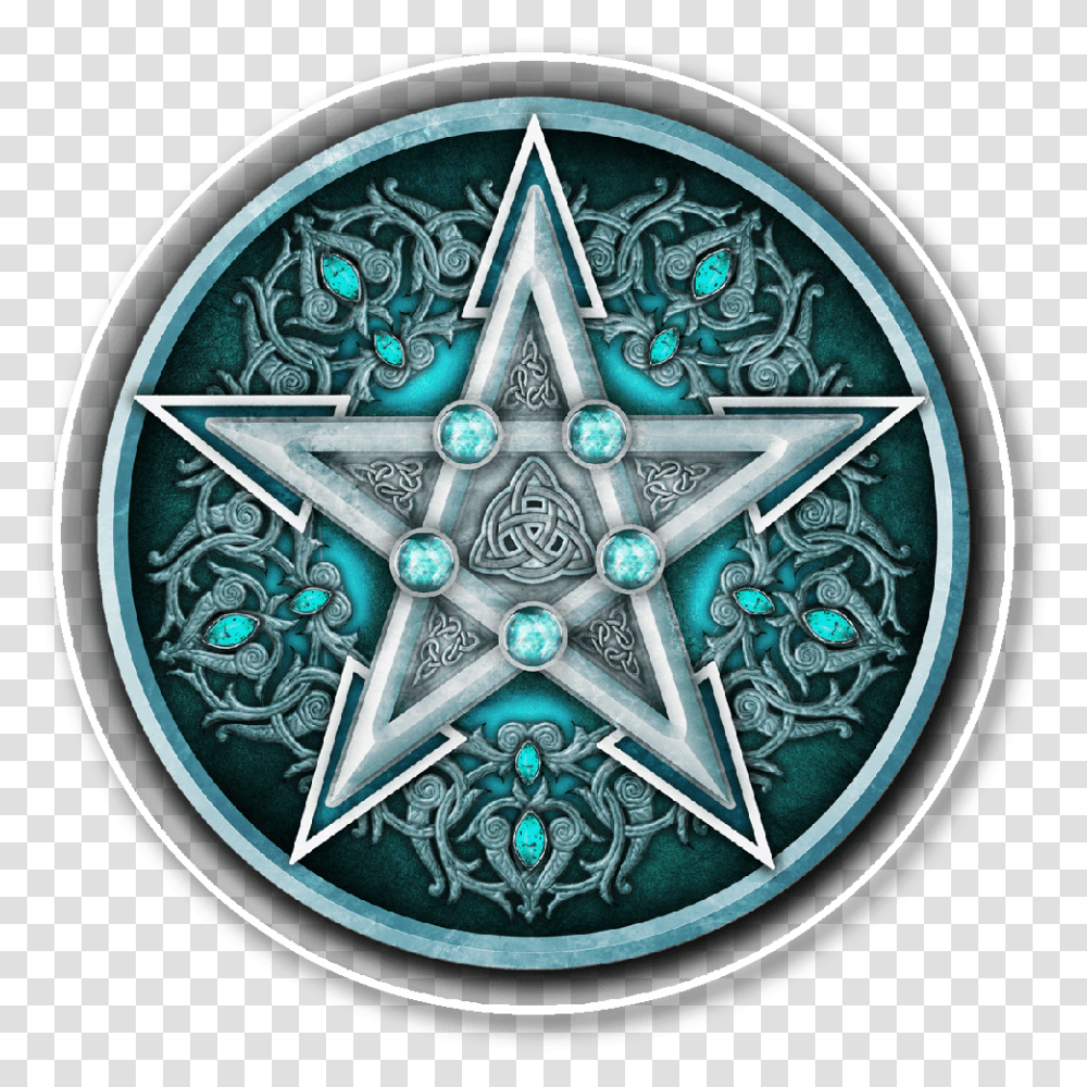 Water Pentacle Sticker Ancient Symbols Background Pentagram, Star Symbol, Pattern, Emblem Transparent Png