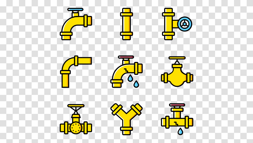 Water Pipe Flow Icons, Number, Poster Transparent Png
