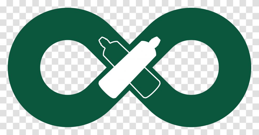 Water Pocket Bottles, Green, Recycling Symbol, Label Transparent Png