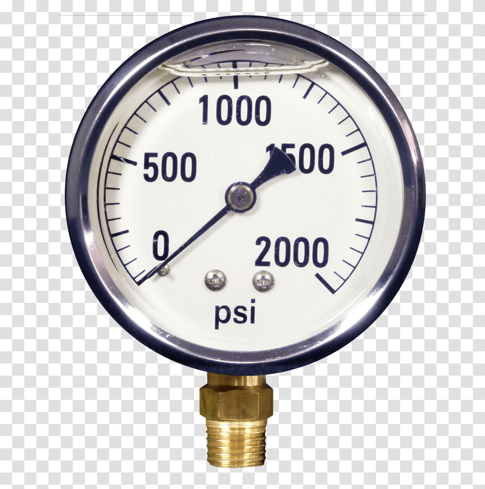 Water Pressure Gauge 2000 Psi Download Vacuum Pressure Gauge, Clock Tower, Architecture, Building, Wristwatch Transparent Png