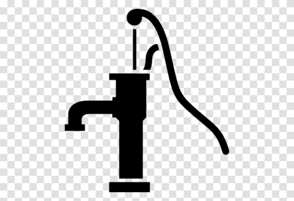 Water Pump Clipart, Machine, Cross, Hammer Transparent Png